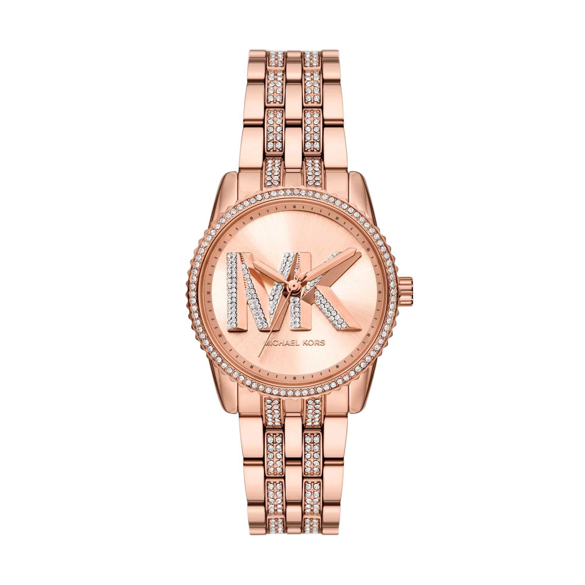 Michael Kors Bryant Three-Hand Rose Gold-Tone Stainless Steel Watch
