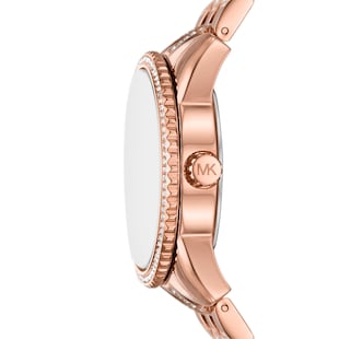 Michael Kors Mini Bryant Three-Hand Rose Gold-Tone Stainless Steel Watch