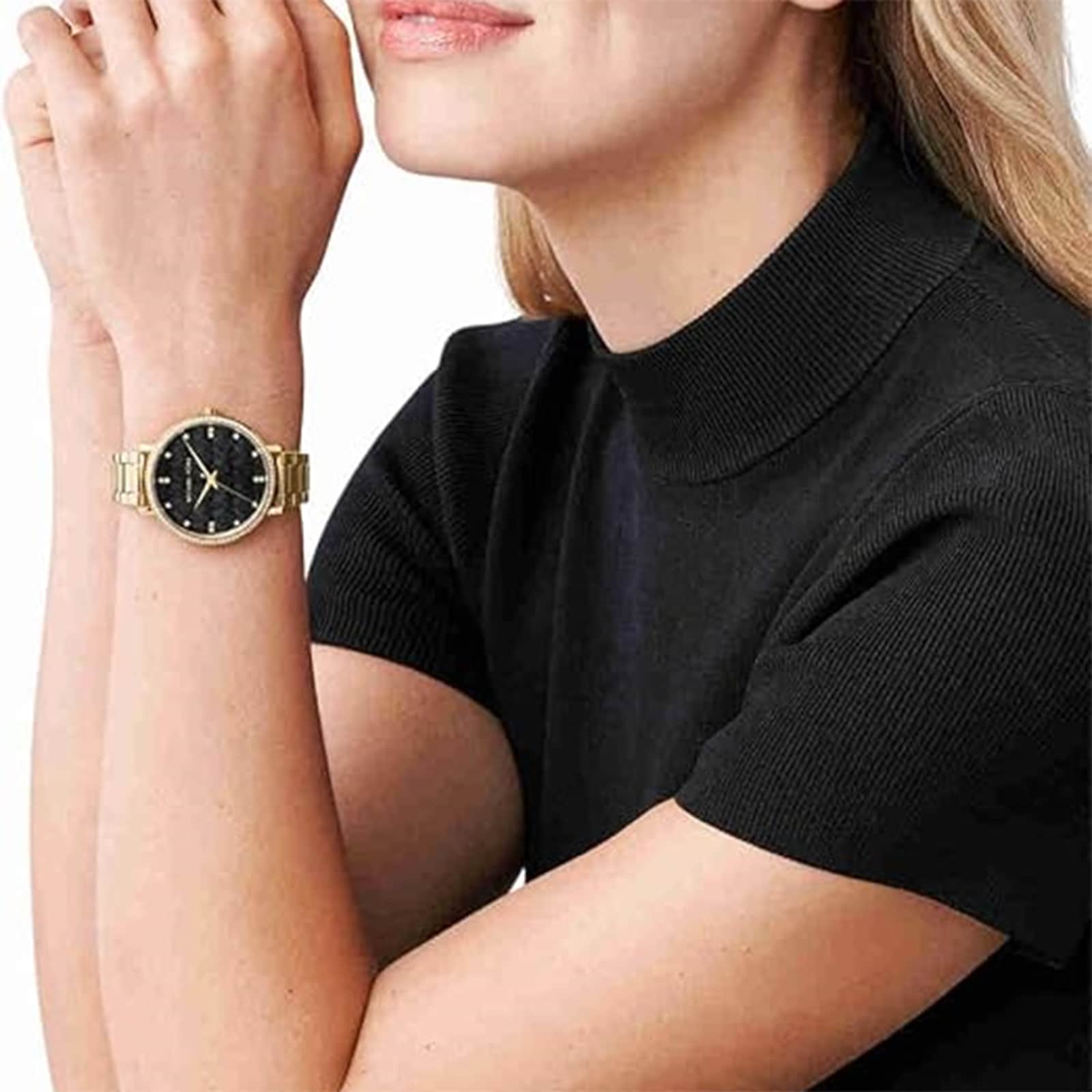 Michael Kors Pyper 38mm Ladies Watch Black
