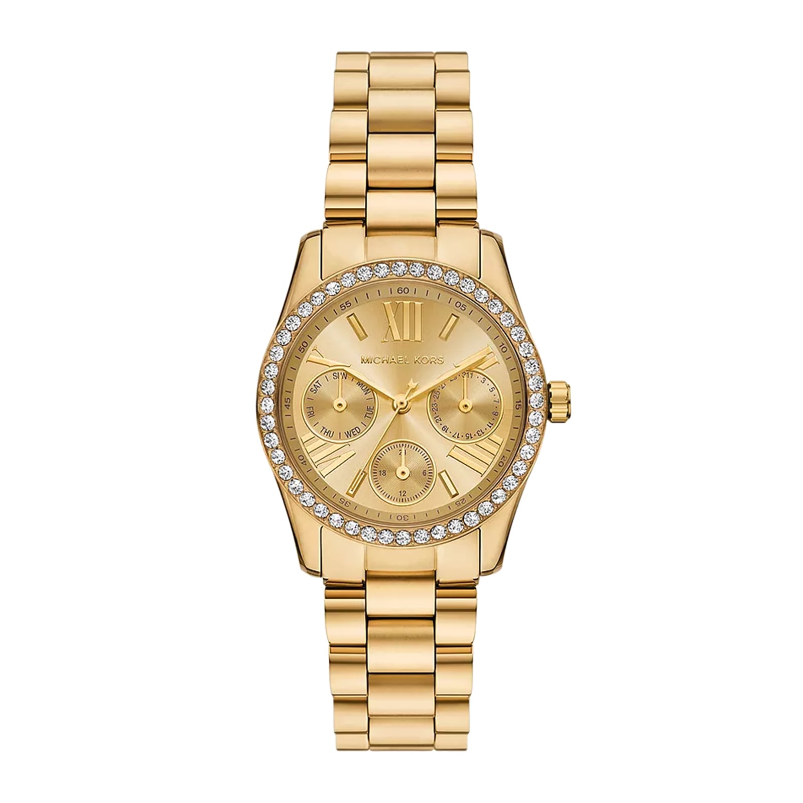 Michael Kors Lexington 32mm Ladies Watch Gold