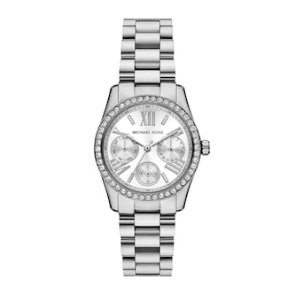 Michael Kors Lexington 34mm Ladies Watch Silver Michael Kors Lexington 34mm Ladies Watch Silver