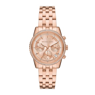 Michael Kors Mini Bryant 35mm Ladies Watch Rose Gold Michael Kors Mini Bryant 35mm Ladies Watch Rose Gold