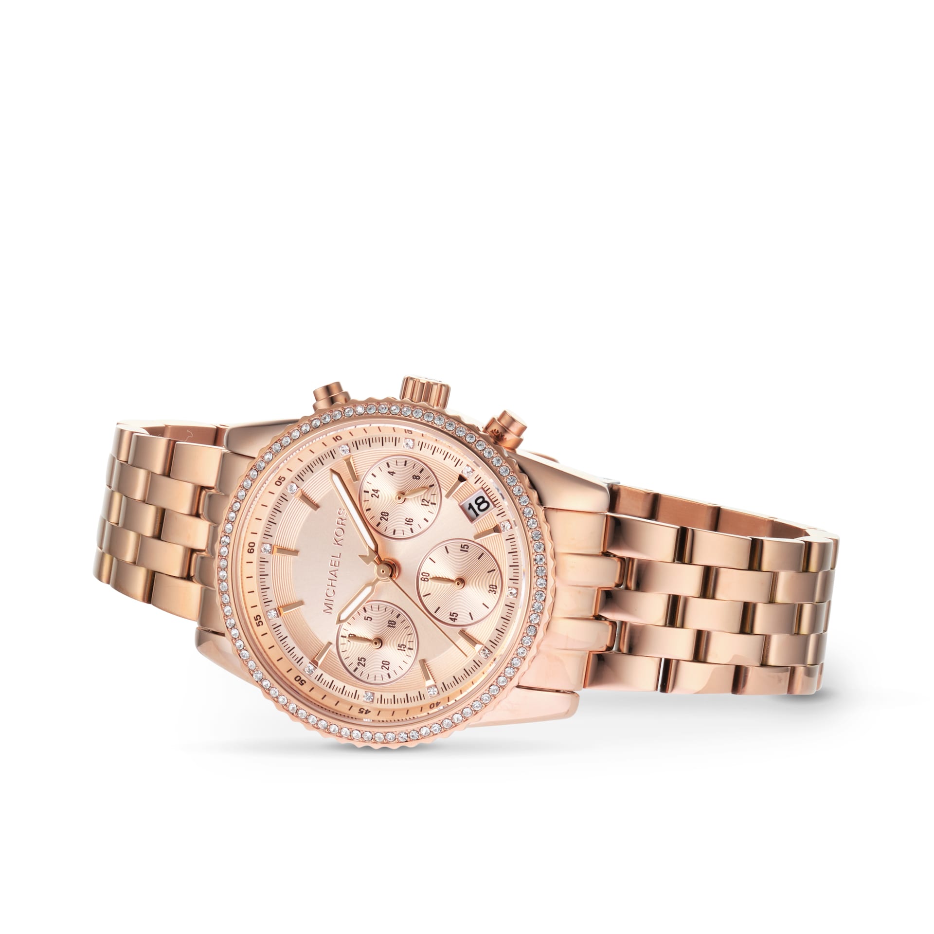 Michael Kors Mini Bryant 35mm Ladies Watch Rose Gold