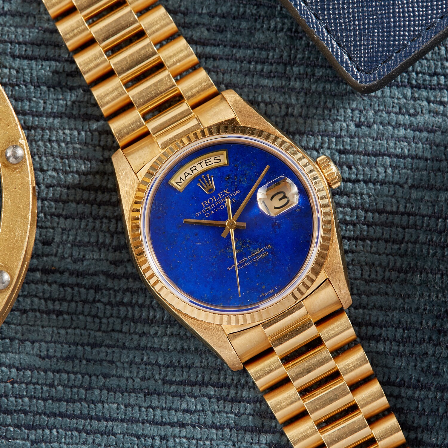 rolex day date lapis