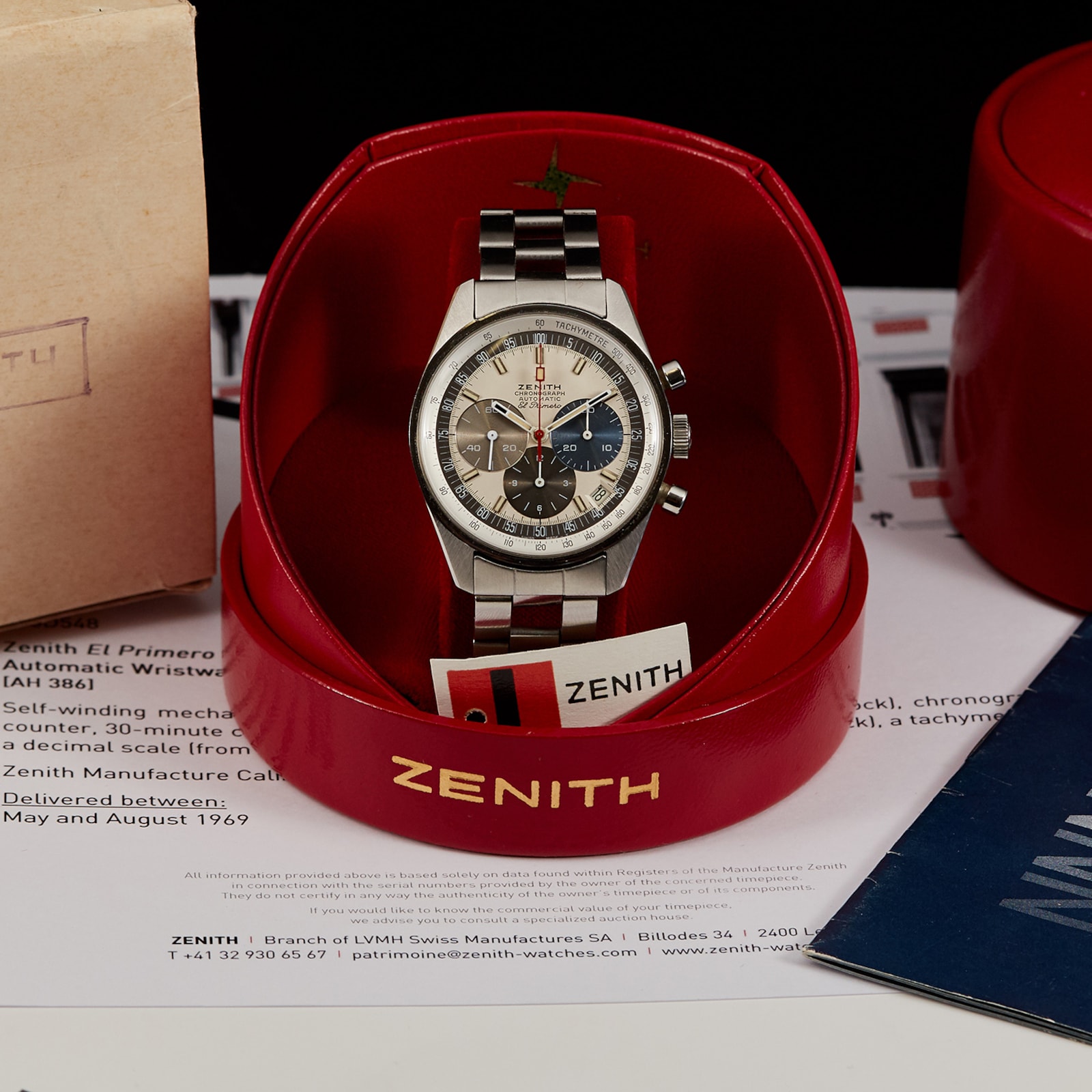 Pre-Owned Zenith by Analog Shift El Primero Ref. A386