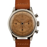 Pre-Owned Universal Geneve by Analog Shift Universal Geneve Oversized Salmon Chronograph