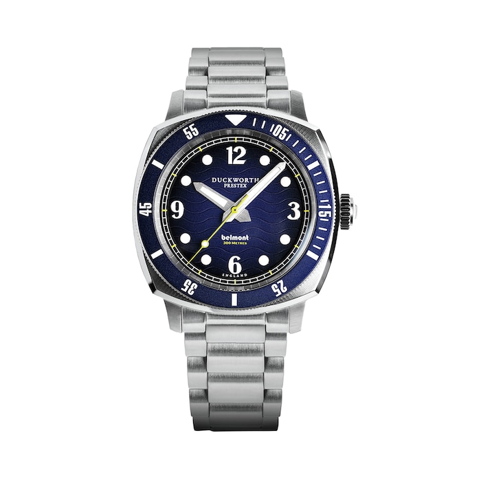 Duckworth Prestex Belmont Blue Dial on Steel Bracelet