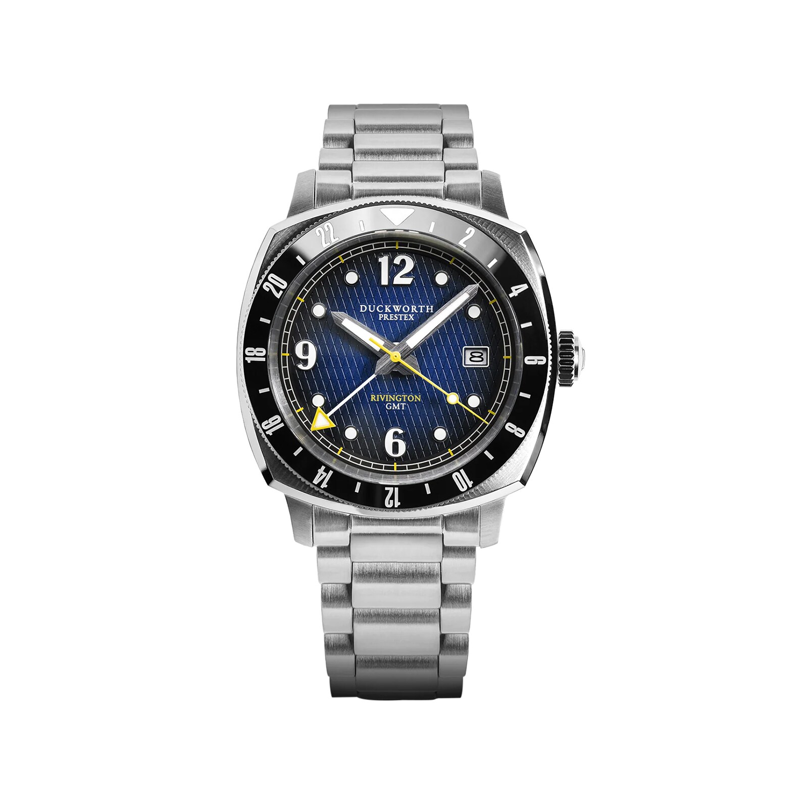 Rivington GMT 42mm Mens Watch Blue Stainless Steel