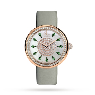 Jacob & Co Brilliant One Row Rose Gold Tsavorites Jacob & Co Brilliant One Row Rose Gold Tsavorites