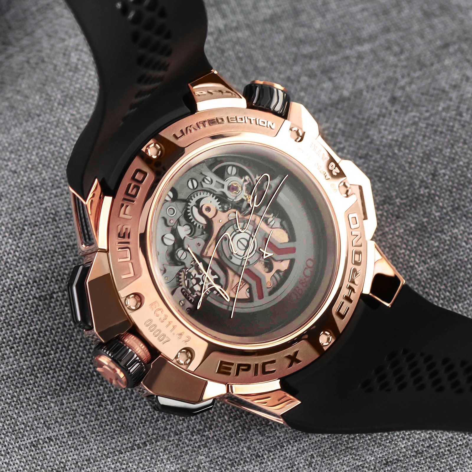 Jacob Co Epic X Chrono Luis Figo EC311.42.PD.BF.AHA4D Watches