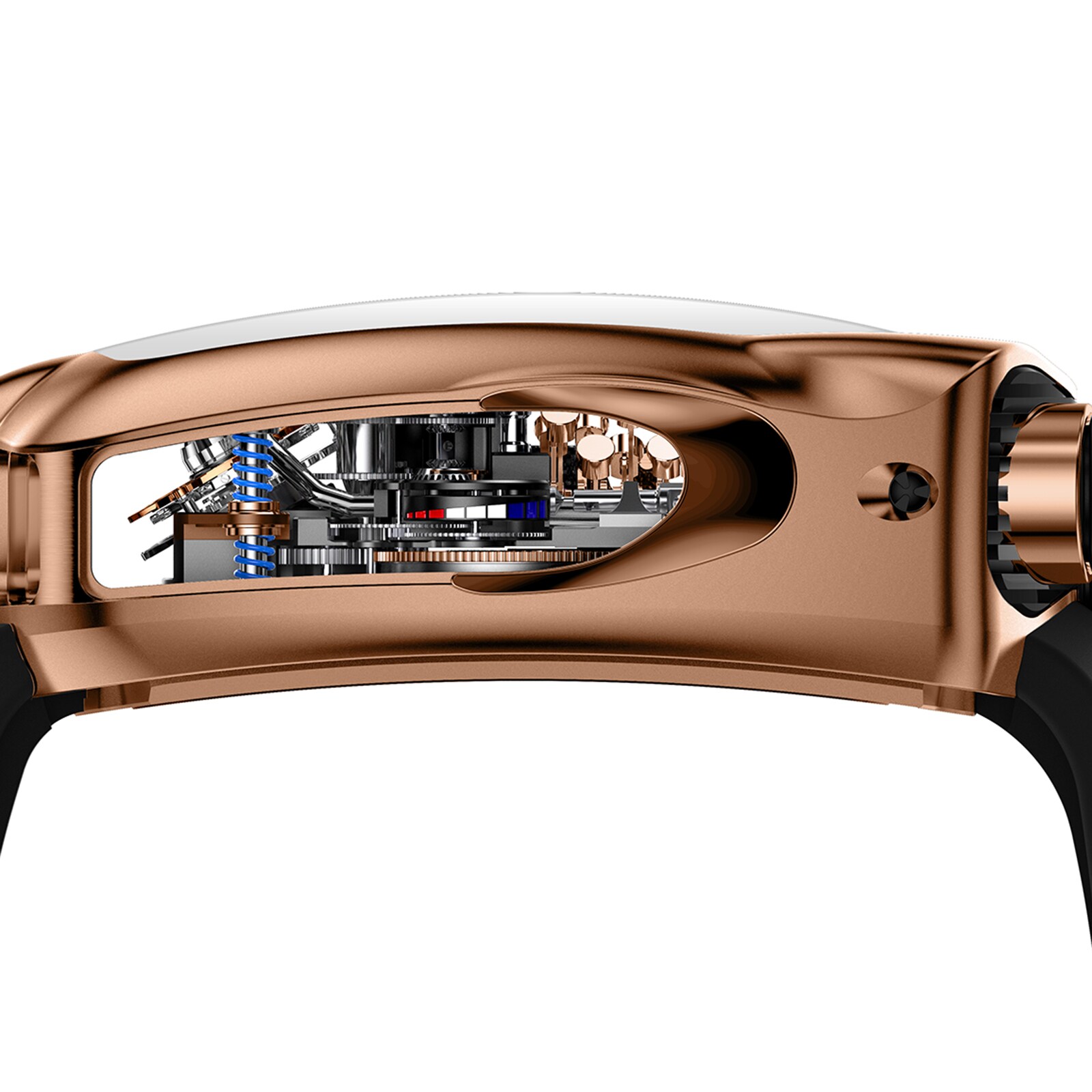 Bugatti Chiron Blue Sapphire Crystal Watch Features a W16 Engine Like Its  Namesake Car