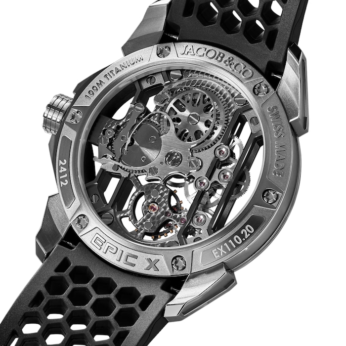 Jacob & Co Epic X Titanium Black Neoralithe Inner Ring Watch