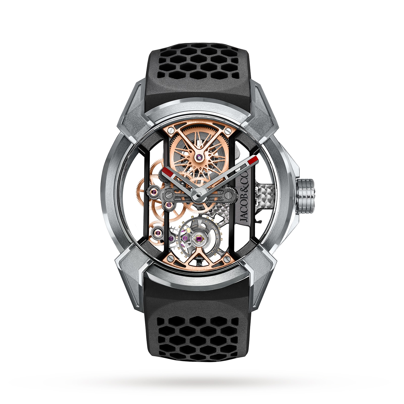 Jacob & Co Epic X Titanium (5N Color Gears) Jacob & Co Epic X Titanium (5N Color Gears)
