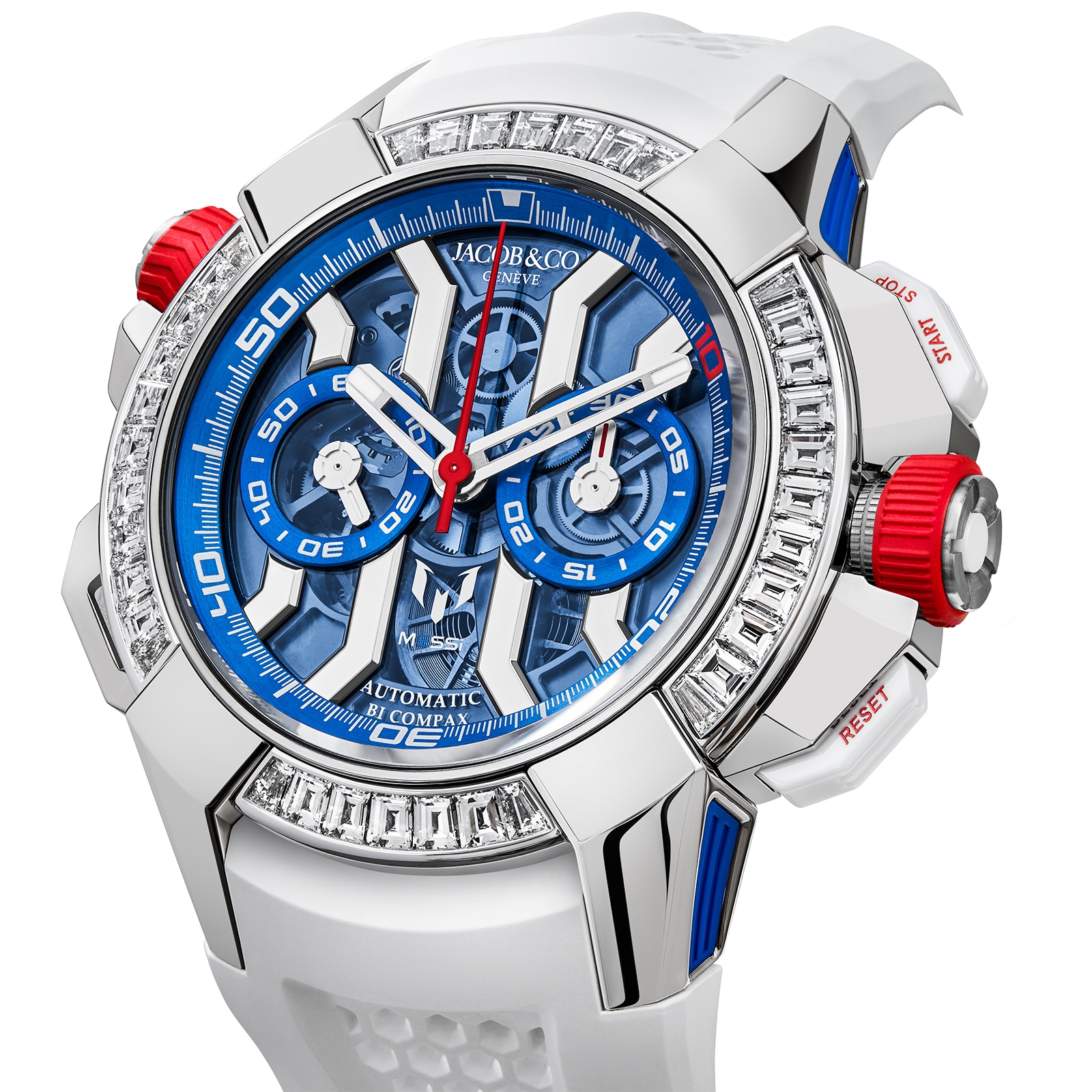 Jacob & Co Epic X Chrono Messi Baguette