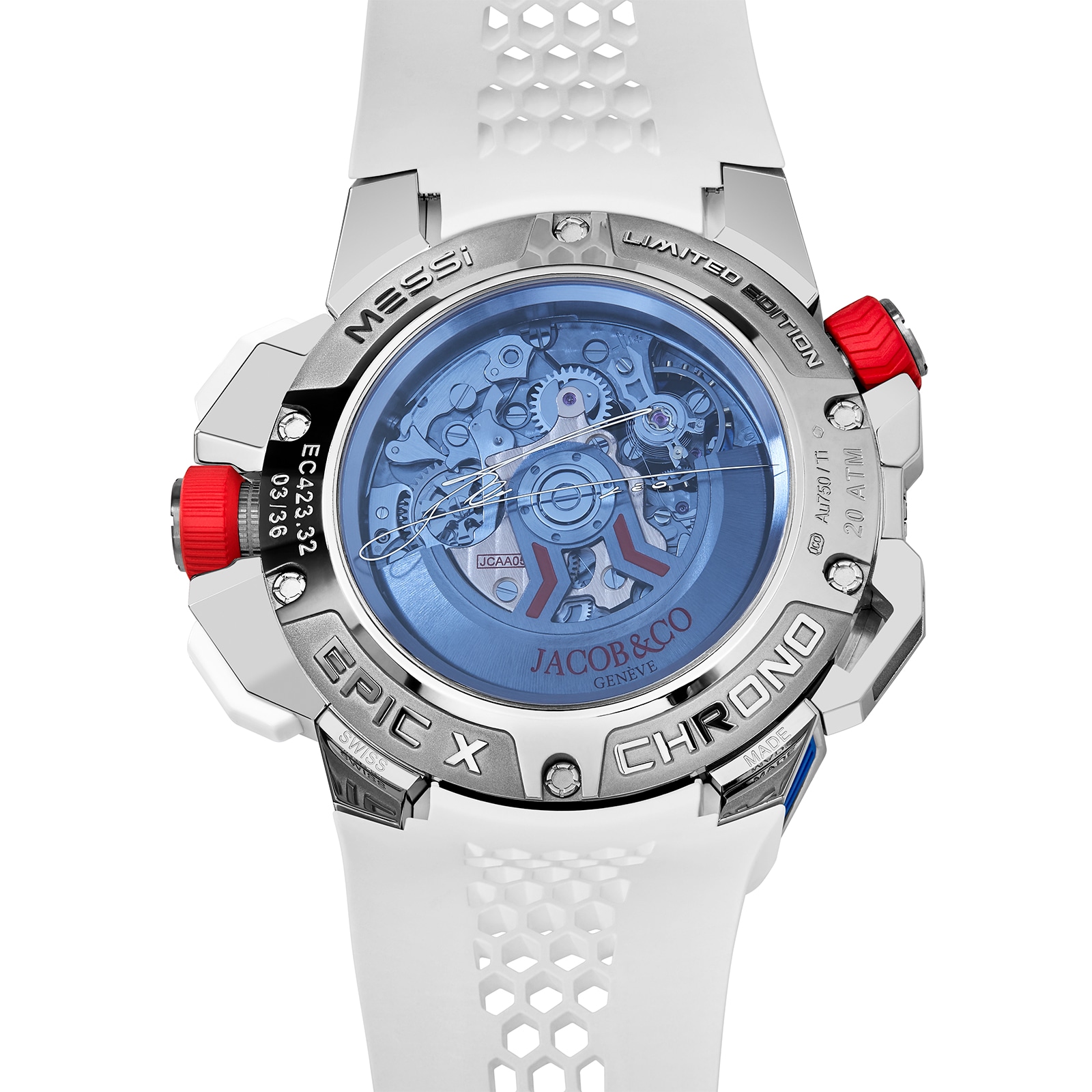 Jacob & Co Epic X Chrono Messi Baguette
