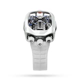 Jacob & Co Bugatti Chiron Titanium & White Ceramic Coating 16 Cylinder Piston Engine