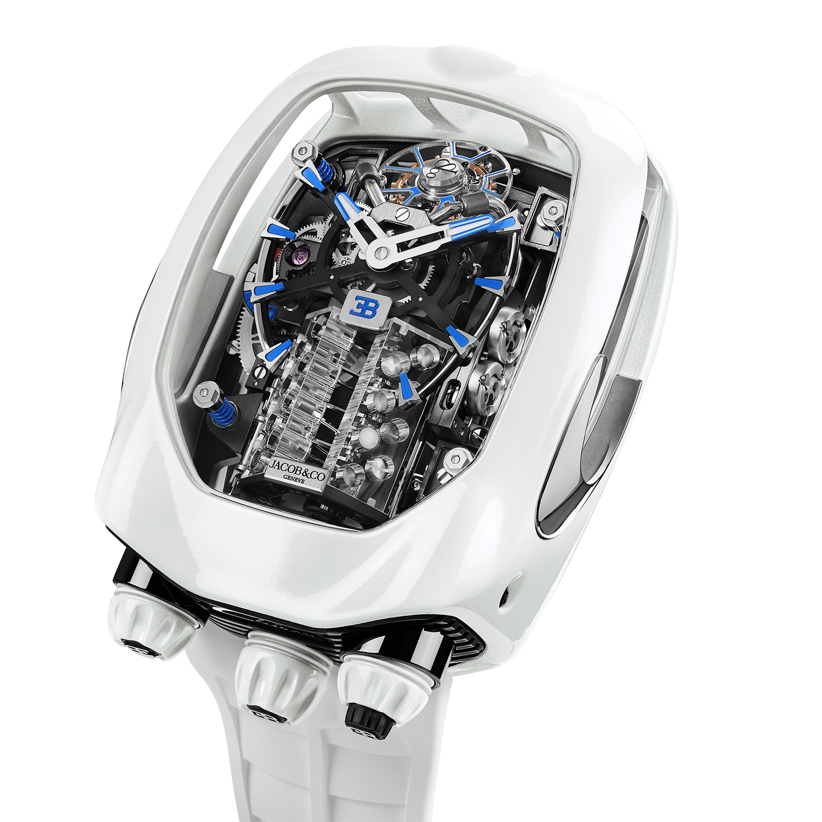 Jacob & Co. Models a Timepiece After the Engine of a Bugatti Chiron – Robb  Report