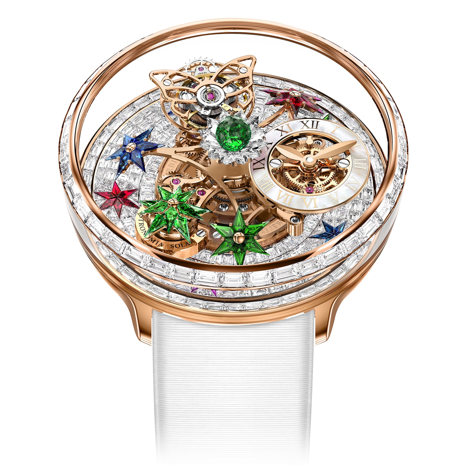 Jacob & Co Fleur De Jardin Full Baguette Jacob & Co Fleur De Jardin Full Baguette