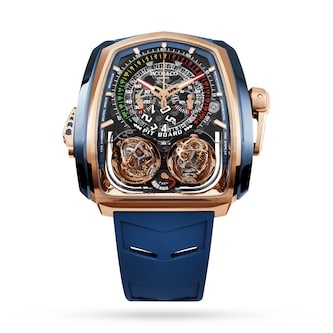 Jacob & Co Twin Turbo Furious Twin Triple Axis Sequential High-Speed Tourbillon Minute Repeater And Mono-Pusher Chronograph Jacob & Co Twin Turbo Furious Twin Triple Axis Sequential High-Speed Tourbillon Minute Repeater And Mono-Pusher Chronograph