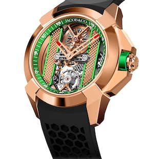 Jacob & Co Epic X Rose Gold - Green Inner Ring