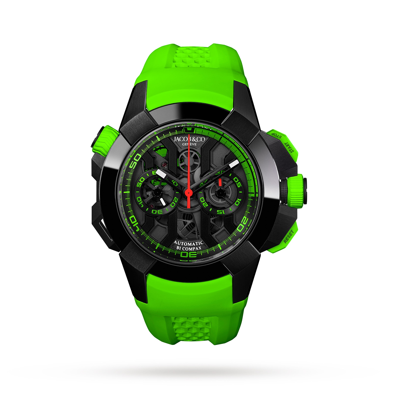 Jacob & Co Epic X Chrono Black Titanium Green Jacob & Co Epic X Chrono Black Titanium Green
