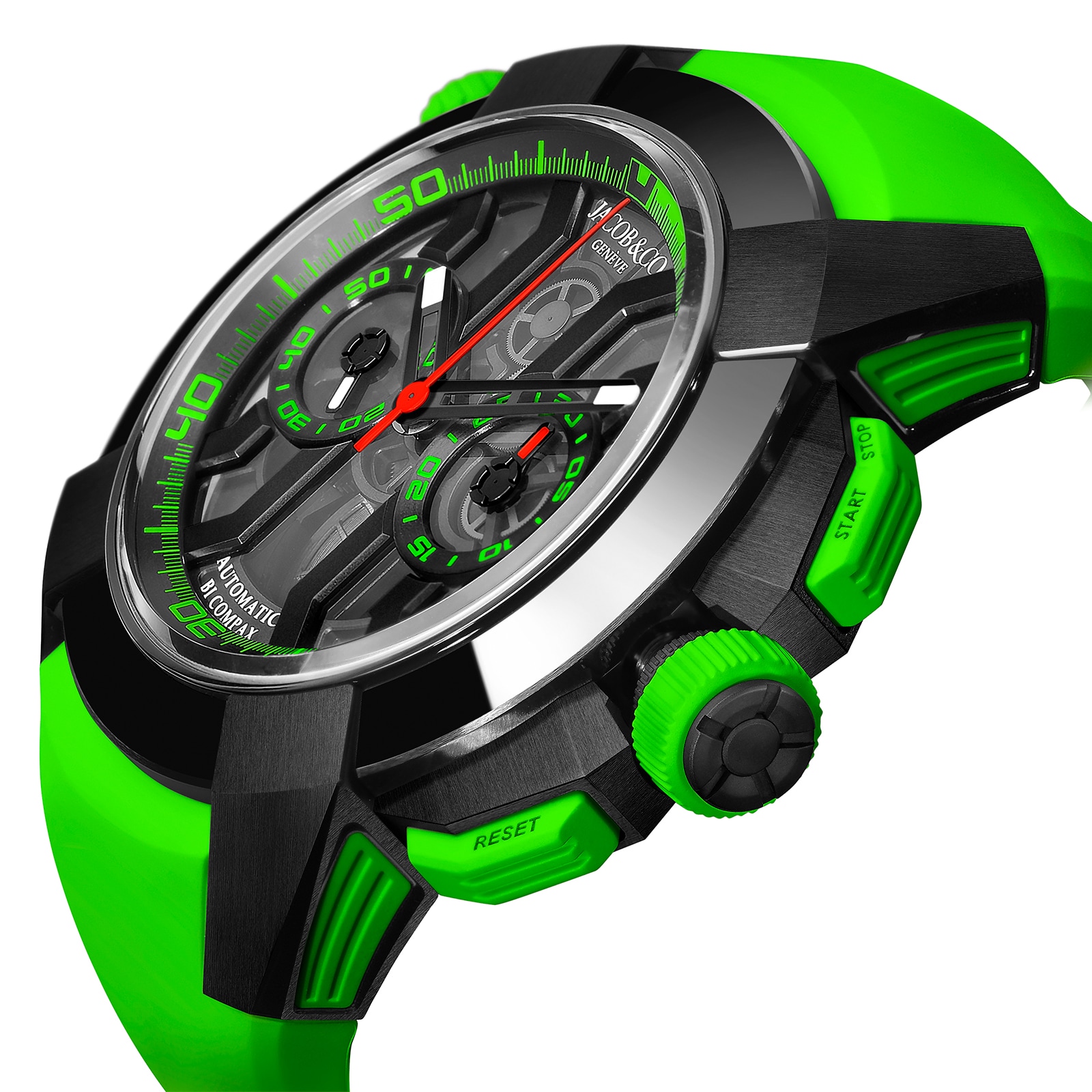 Epic X Chrono Black Titanium Green