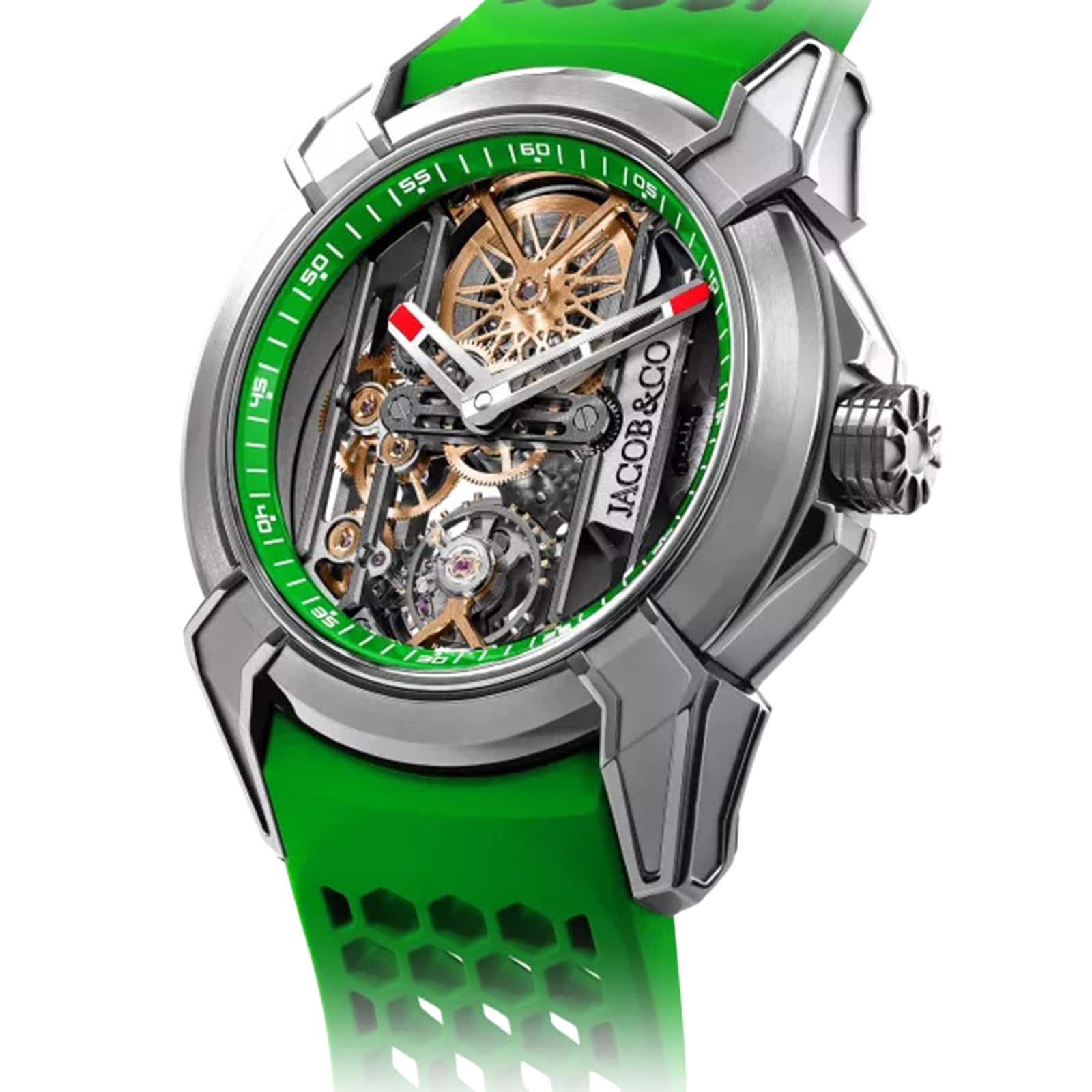 Epic X Titanium Green Watch