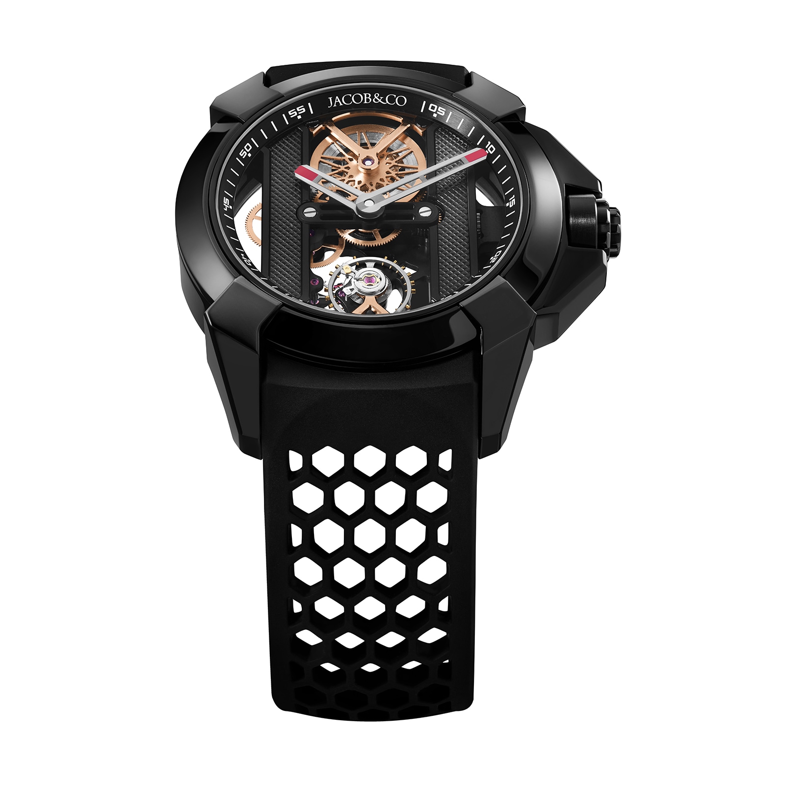 Jacob & Co Epic X Black DLC Steel Watch Jacob & Co Epic X Black DLC Steel Watch