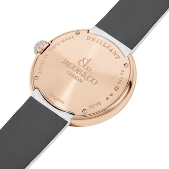 Jacob & Co Brilliant One Row 38mm Red Watch