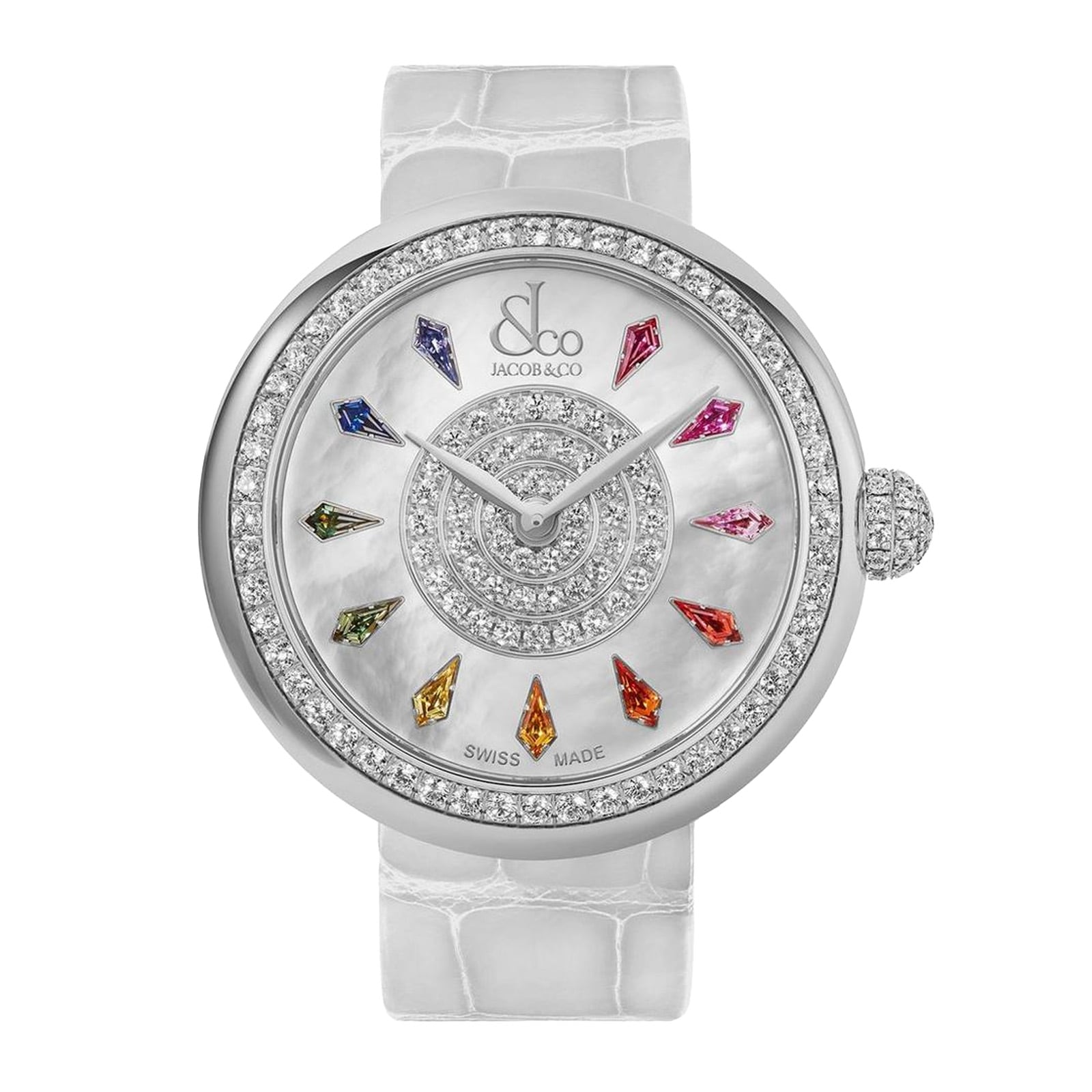 Jacob & Co Limited Edition Brilliant Multi Colored Sapphire Diamond