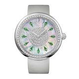Jacob & Co Brilliant One Row Green Sapphires