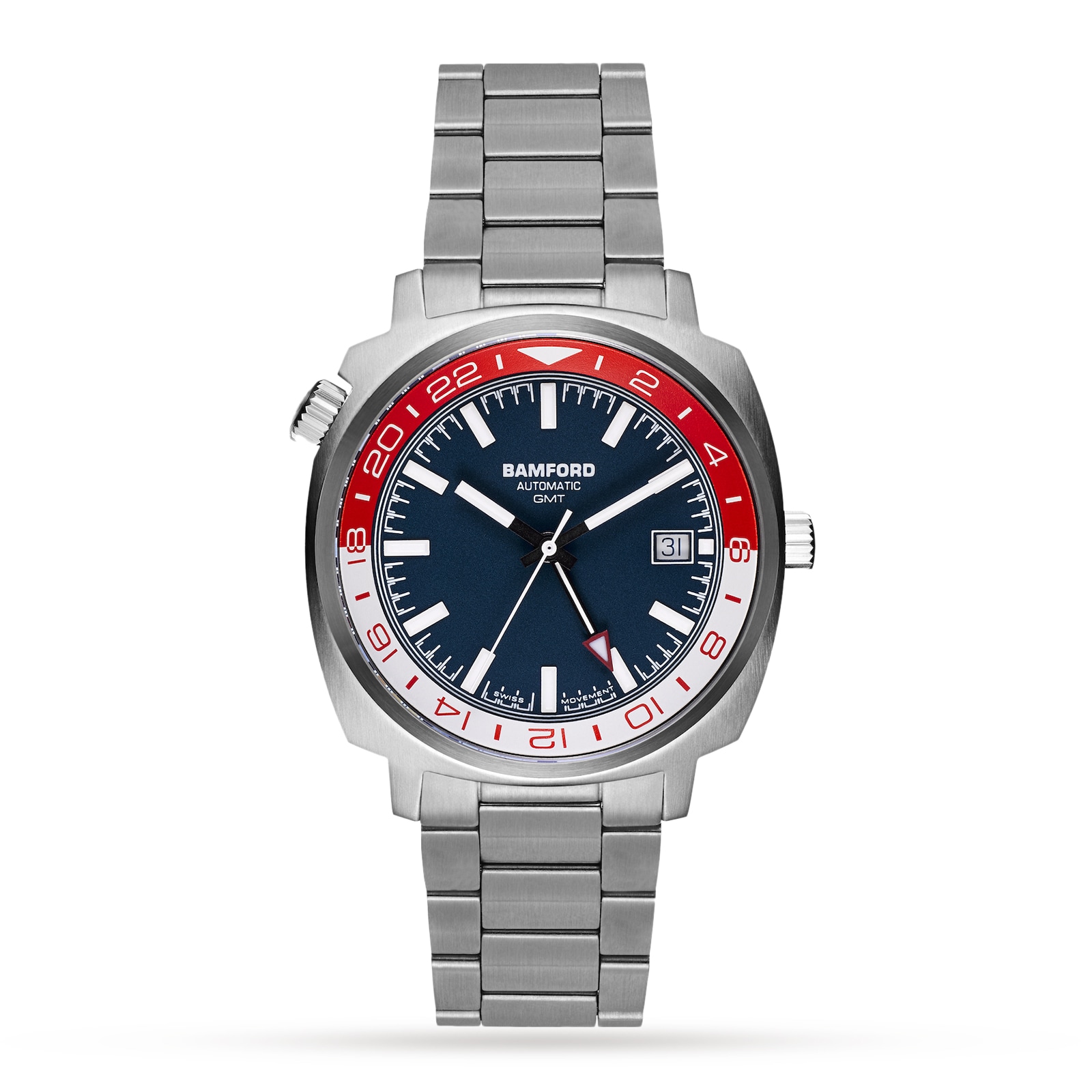 Bamford GMT Steel Red White