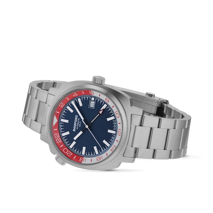 Bamford GMT Steel Red White