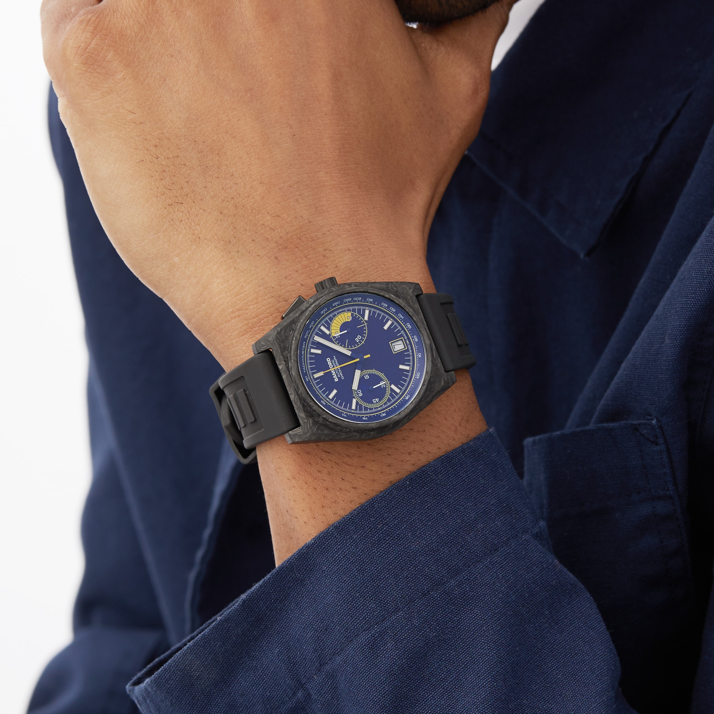 Mens watches sales navy blue