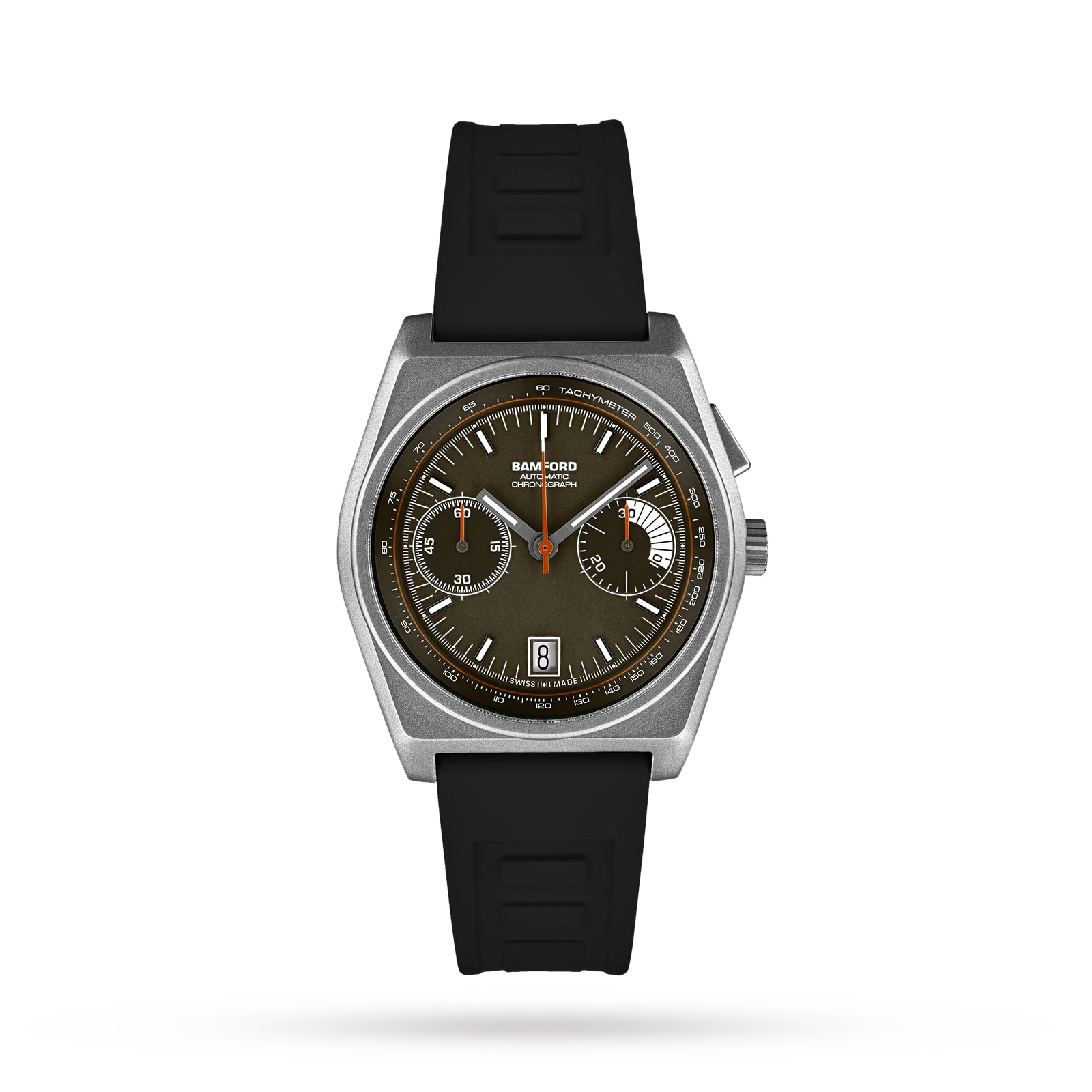 Titanium B347 Brown/Orange Flame Mens Watch