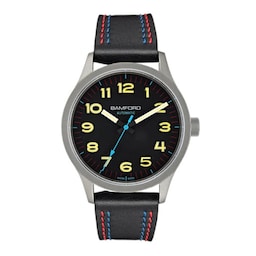 18180084 - B80 Modern 39mm Mens Watch - Black And Yellow