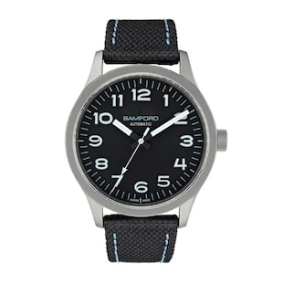 Bamford B80 Modern 39mm Mens Watch - Black And Blue