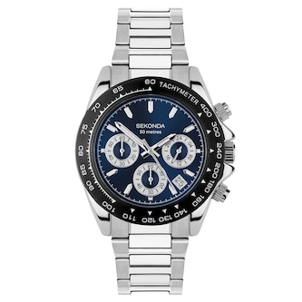 Sekonda Circuit Chronograph 39mm Mens Watch Blue