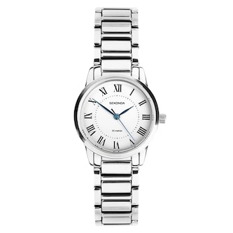 Sekonda Beaumont 28mm Ladies Watch White Sekonda Beaumont 28mm Ladies Watch White