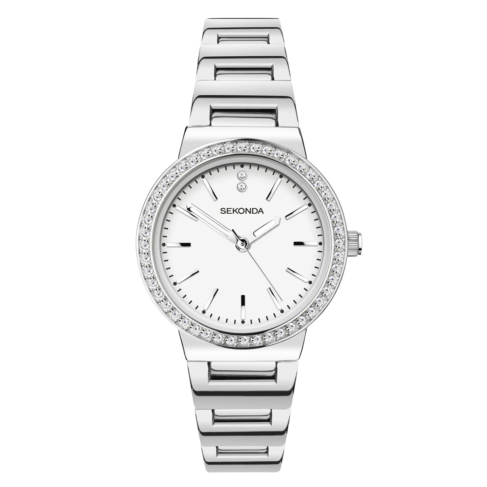 Sekonda Amelia 28mm Ladies Watch White Sekonda Amelia 28mm Ladies Watch White