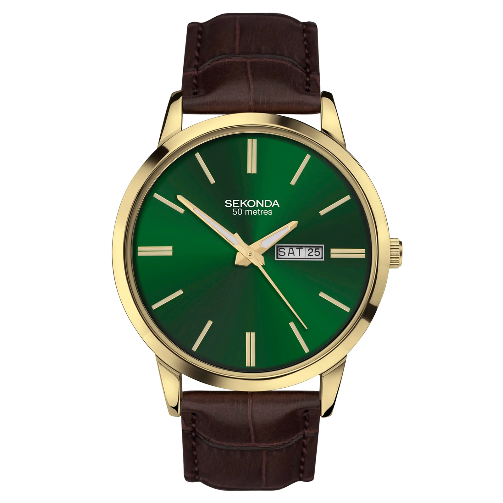 Sekonda Jackson 40mm Mens Watch Green Sekonda Jackson 40mm Mens Watch Green