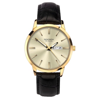 Sekonda Jackson 42mm Mens Watch Champagne