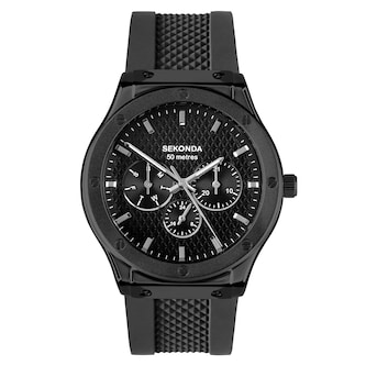 Sekonda Titan 42mm Mens Watch Black