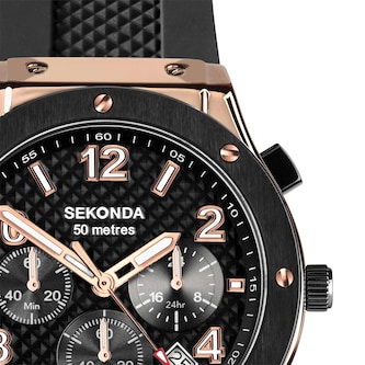 Sekonda Titan 43mm Mens Watch Black