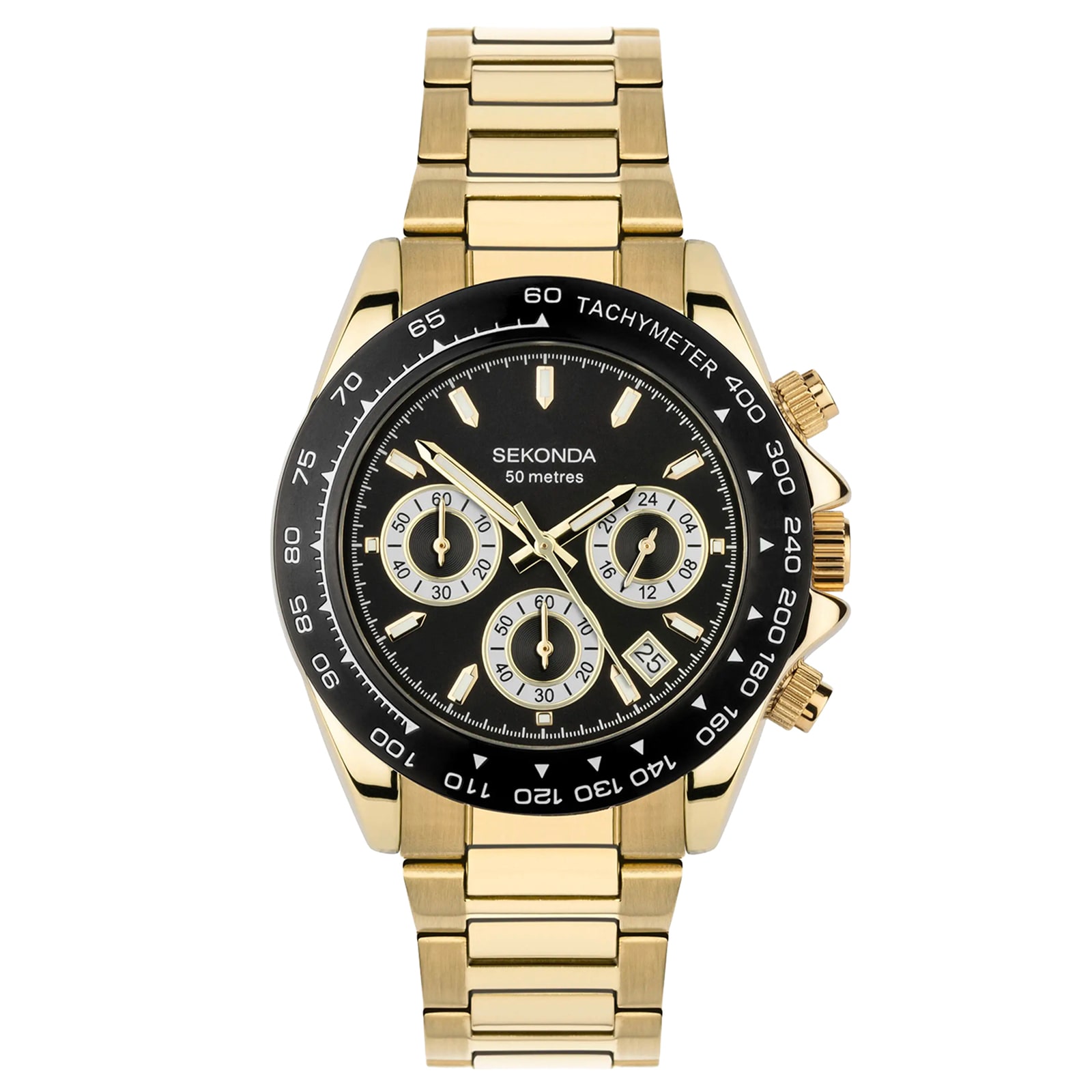 Sekonda Circuit Chronograph 39mm Mens Watch Black