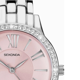 Sekonda Charlotte 33mm Ladies Watch Pink Sekonda Charlotte 33mm Ladies Watch Pink