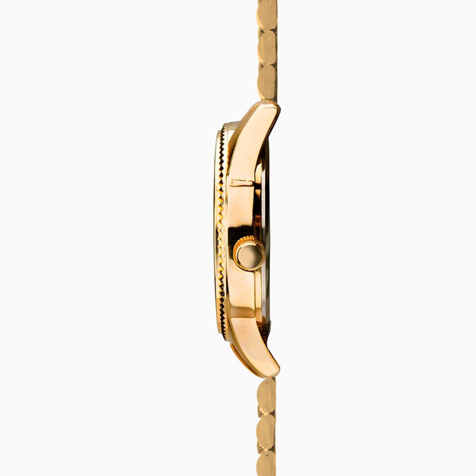 Sekonda King 40mm Mens Watch Black Gold Plated