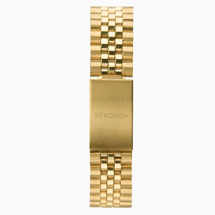 Sekonda King 40mm Mens Watch Black Gold Plated