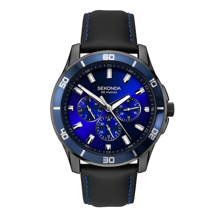 Sekonda Midnight 44mm Mens Watch Blue