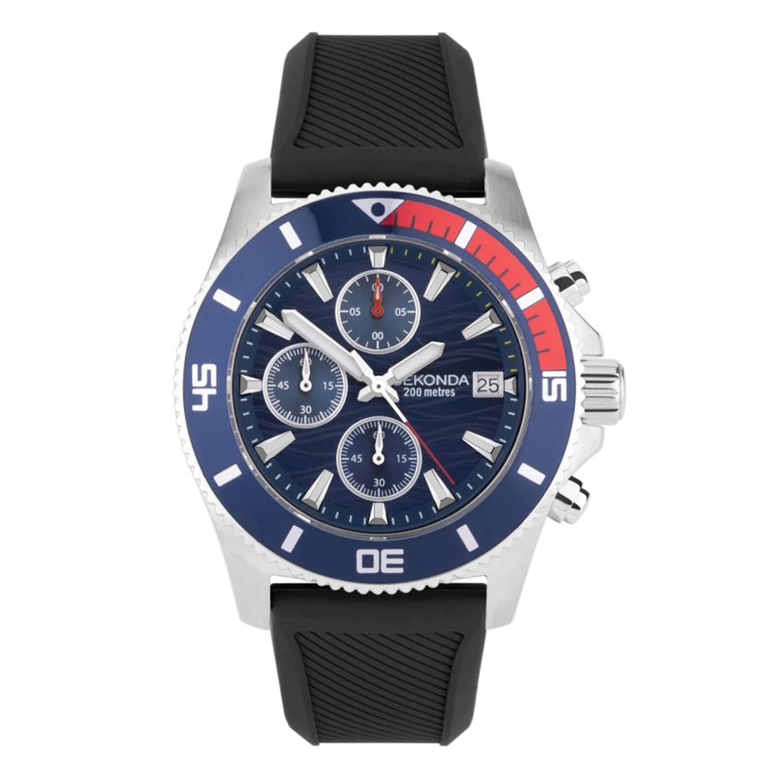 Pacific Wave 42mm Mens Watch Blue